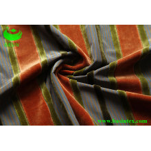 Полосатый бархат диван ткани (BS4002)